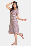 Sweetmoon Long T Shirt Nightdress - Purple — thumbnail 3